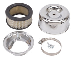Edelbrock 1202 Edelbrock Chrome Air Cleaner Assembly for 94 Series Carburetor (4.65)