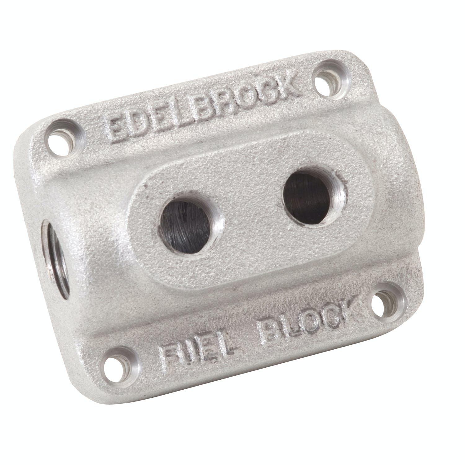 Edelbrock 1280 FUEL BLOCK DUAL CARB AS CAST