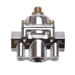 Edelbrock 174122 REGULATOR CARB FUEL PRESSURE 3/8 Npt INLET/OUTLET BLUE/CLEAR ANODIZED FINISH