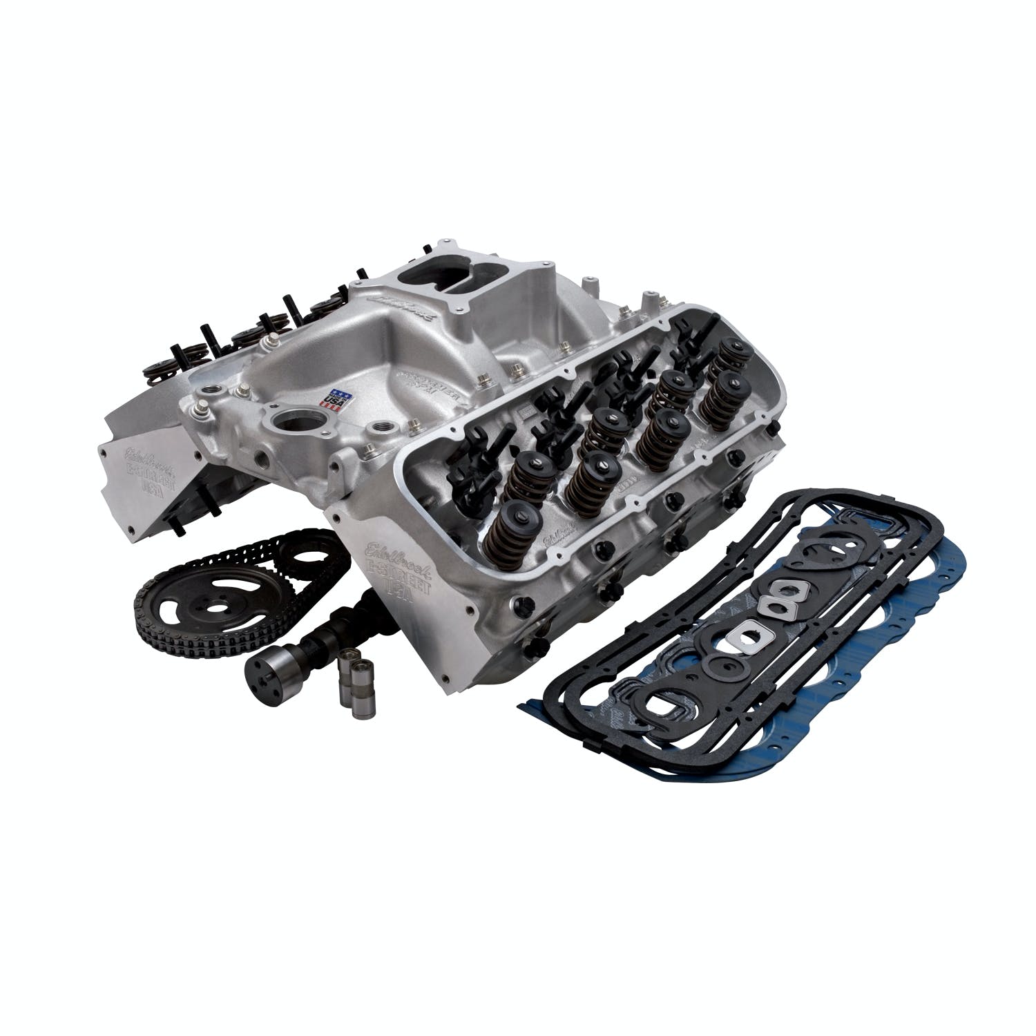 Edelbrock 2024 POWER PKG, TOP END KIT E-STREET and PERFORMER BBC