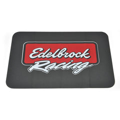 Edelbrock 2324 Racing Fender Cover PVC Foam Mat 2 color printed Edelbrock Racing logo