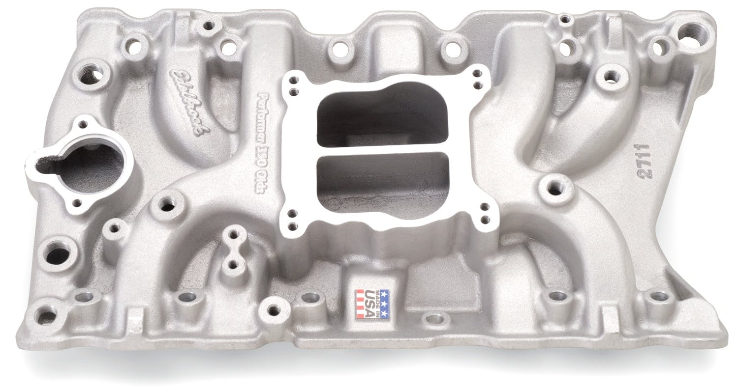 Edelbrock 2711 MANIFOLD PERFORMER OLDS 350 NON-EGR