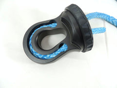 Factor 55 00352-04 Splicer 3/8-1/2 Synthetic Rope Splice-On Shackle Mount - Black