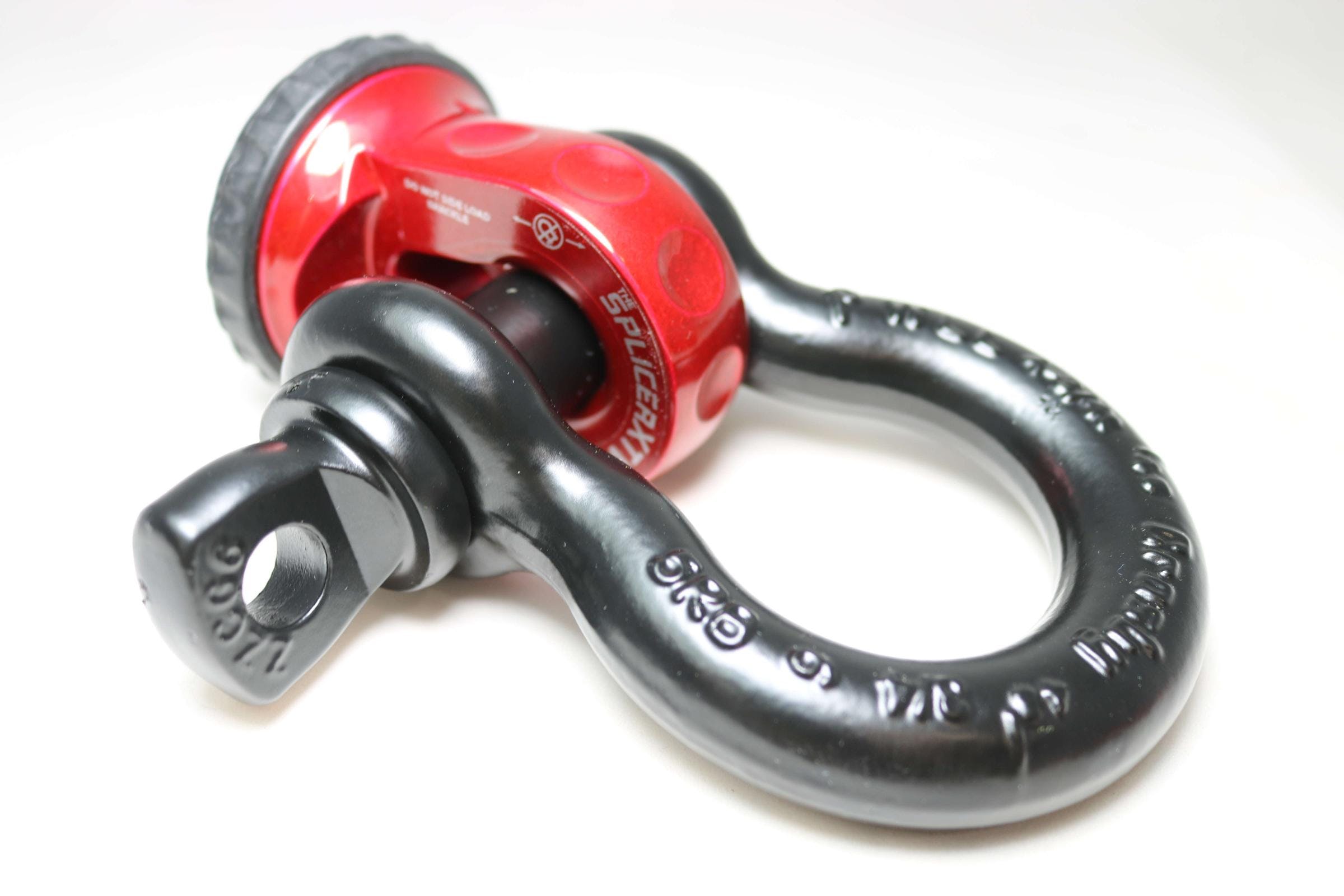Factor 55 00355-01 Splicer XTV 3/16-1/4 Synthetic Rope Splice-On Shackle Mount - Red