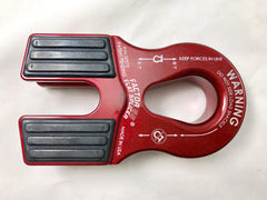 Factor 55 00375-01 Flat Splicer 3/8-1/2 Synthetic Rope Splice-On Shackle Mount - Red