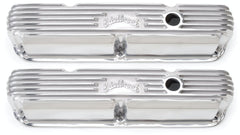 Edelbrock 4176 POLISHED V/C CLASSIC FINNED SB CHRYSLER LA