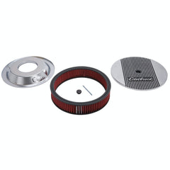 Edelbrock 4268 Elite 2 Series Polished 14 Round Air Cleaner - 3 Pro-Flo Element