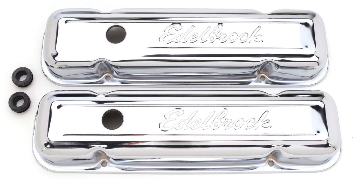 Edelbrock 4456 V/C LOW CHR PONTIAC