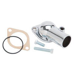 Edelbrock 4809 WATER NECK STEEL CHROME PLATED CHEVY BIG/SMALL BLOCK EACH