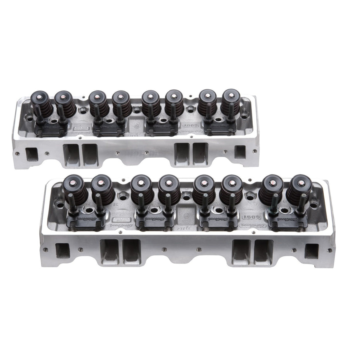 Edelbrock 5073 1 pr. Small-Block Chevy E-Street Cylinder Head 70cc Pair