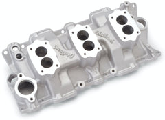 Edelbrock 5419 C-357-B Triple-Deuce Intake Manifold for 4-Bolt Carbs