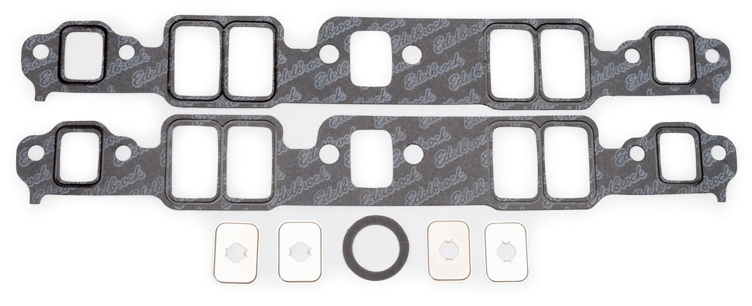 Edelbrock 7201 GASKET SET, MANIFOLD SBC FOR PERFORMER and PERFORMER RPM HEADS