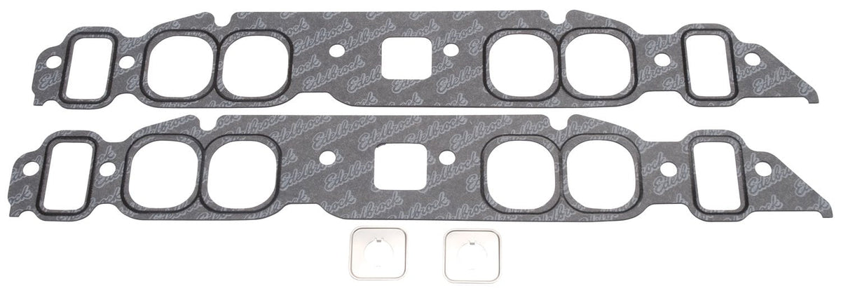Edelbrock 7203 GASKET, INTAKE, BBC OVAL PORT MARK IV, 396-402-427-454 CID QTY 2