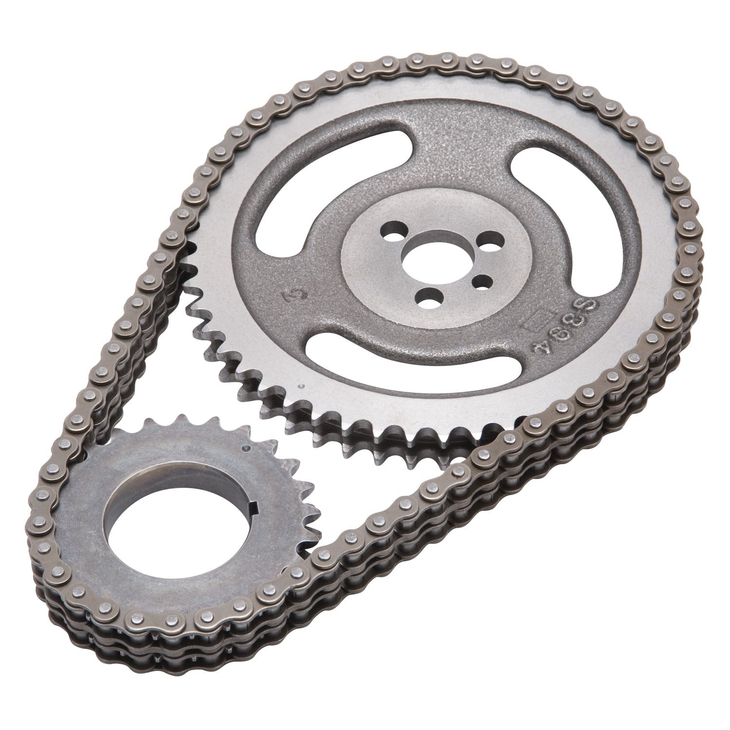 Edelbrock 7809 Performer-Link Adjustable True-Roller Timing Chain Set