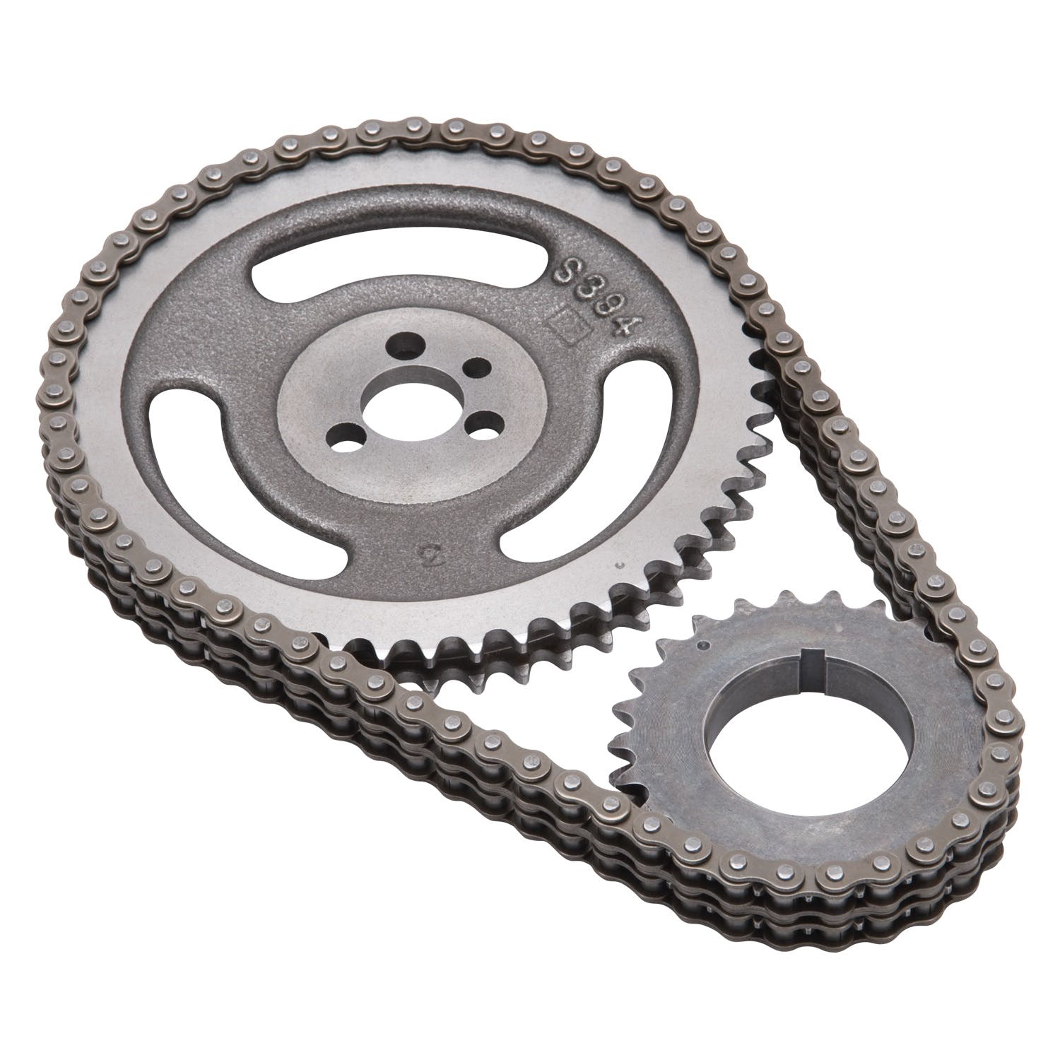 Edelbrock 7809 Performer-Link Adjustable True-Roller Timing Chain Set