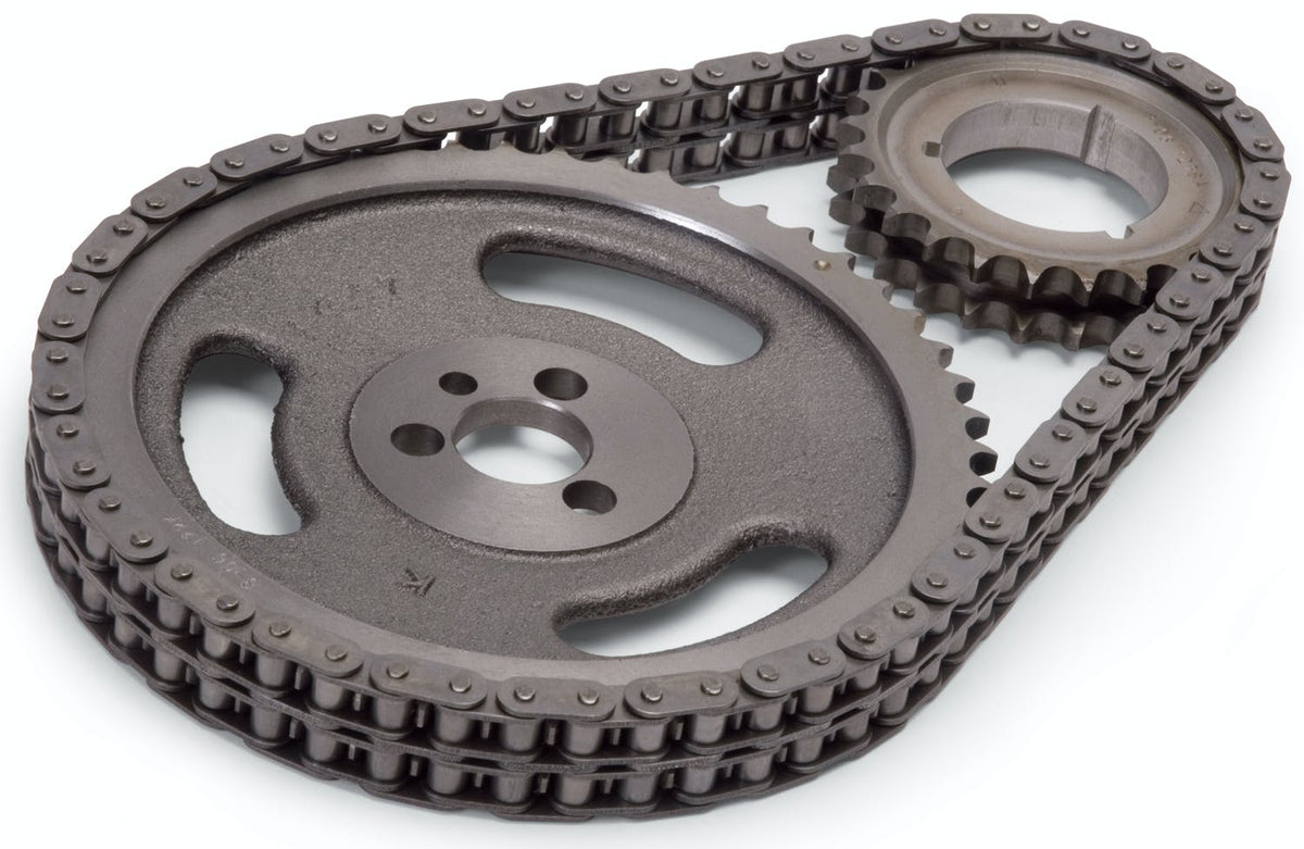 Edelbrock 7810 Performer-Link Adjustable True-Roller Timing Chain Set