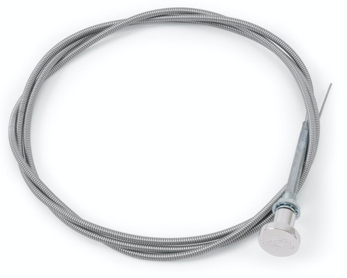 Edelbrock 8013 Universal Carburetor Choke Cable with Polished Knob