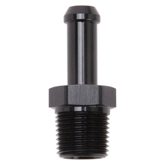 Edelbrock 8117 HOSE END STRAIGHT 3/8 NPT TO 3/8 BARB BLACK ANODIZED