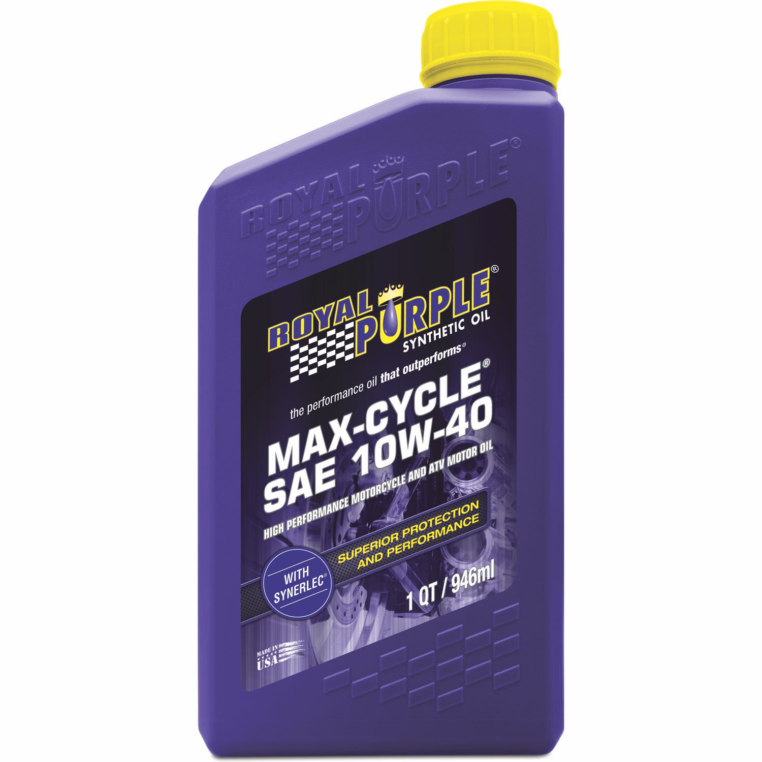 Royal Purple 01315 10W-40 Max Cycle Engine Oil Qt. Bottle