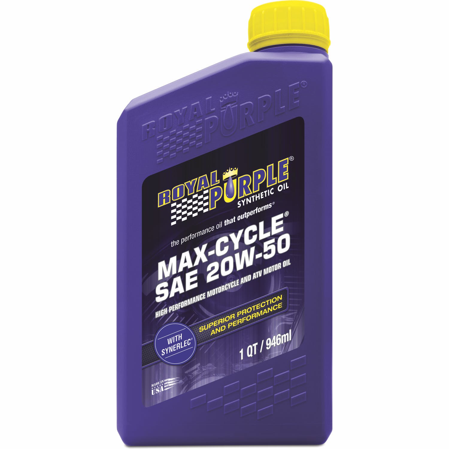 Royal Purple 01316 20W-50 Max Cycle Engine Oil Qt. Bottle