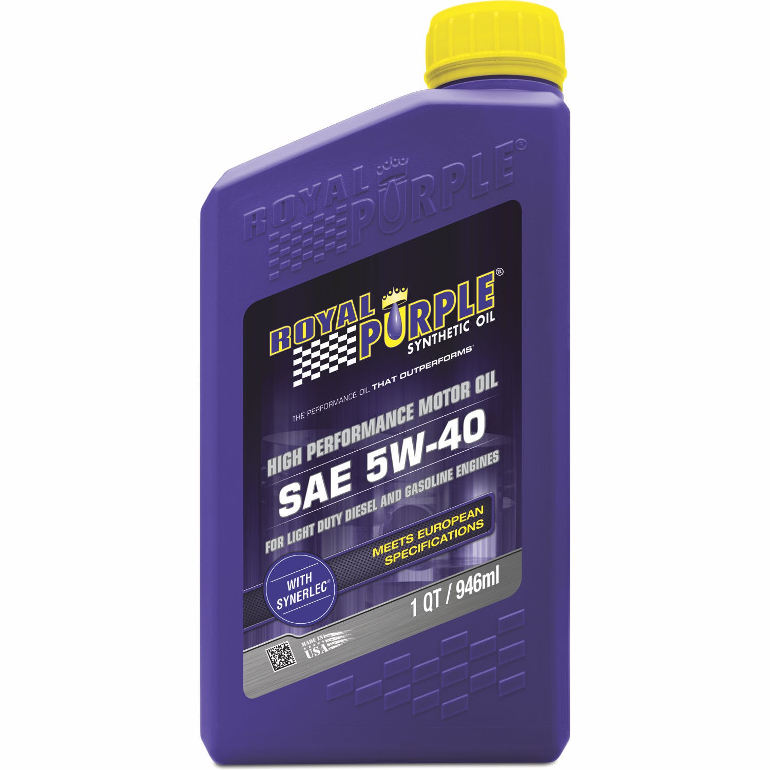 Royal Purple 01540 5W-40 Passenger Car Engine Oil Qt. Bottle