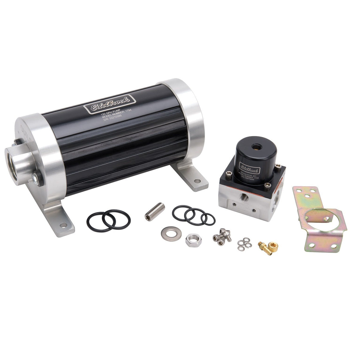 Edelbrock 17943 EFI FUEL PUMP/FUEL REGULATOR KIT, FUEL INJECTION, 1500 HP