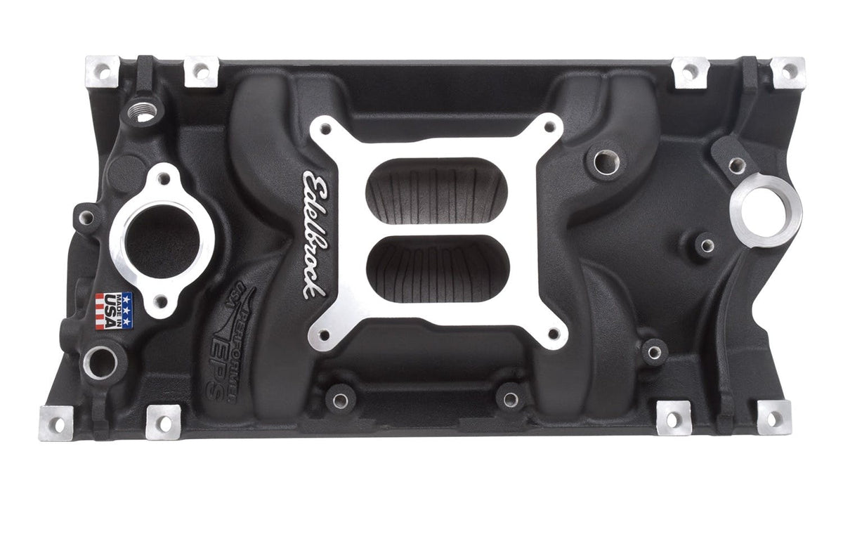 Edelbrock 27163 MANIFOLD PERFORMER EPS SBC VORTEC BLACK