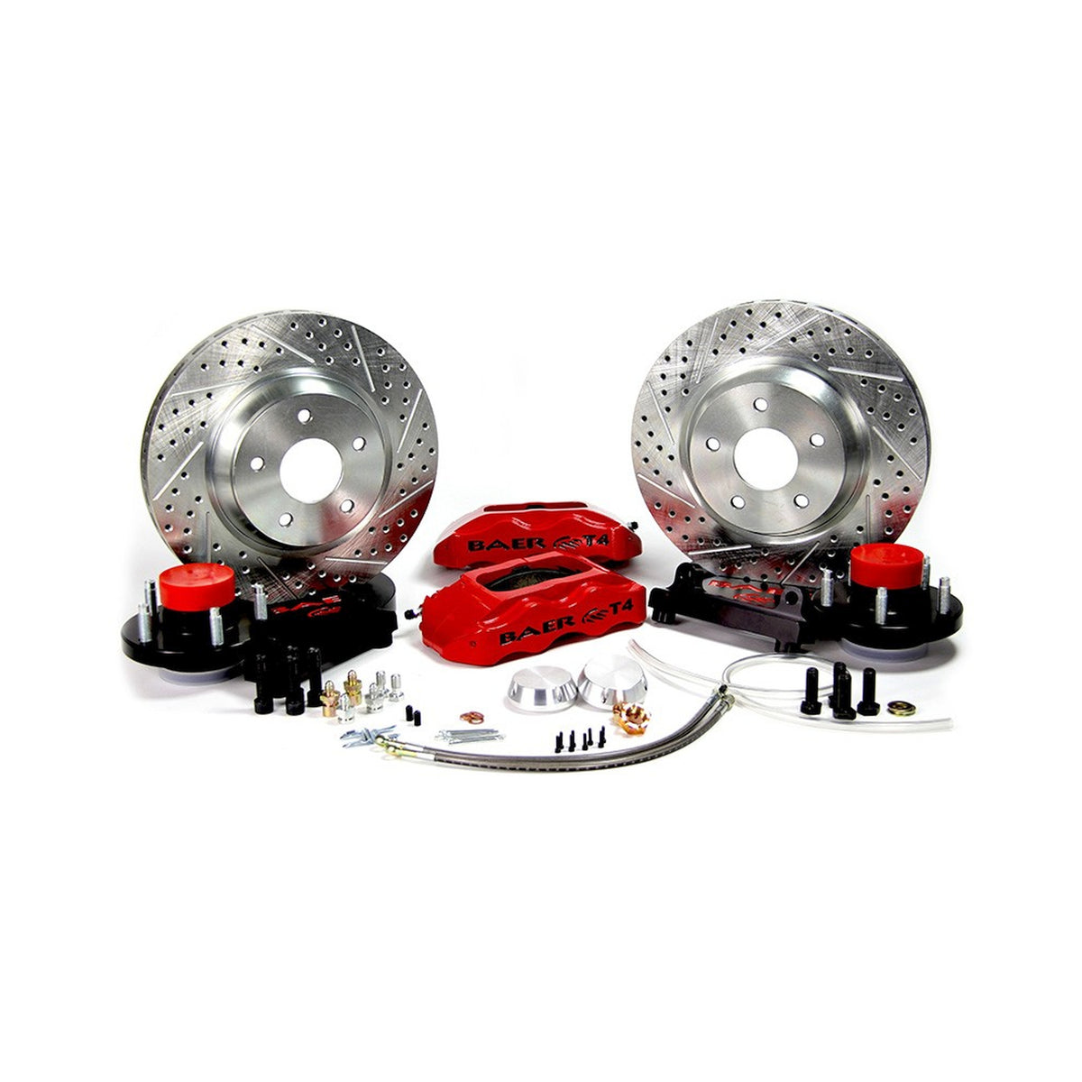 Baer Brakes 13inch Track4 Front Brake Kit Fire R SDZ Std Stu 4301381FR