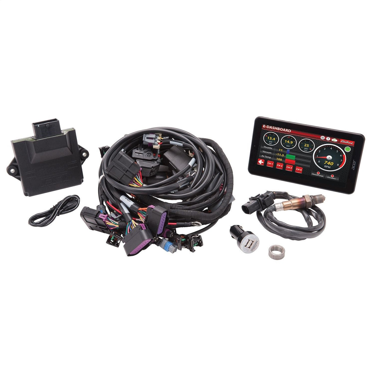 Edelbrock 35712 PRO FLO 4 ECU and ENGINE HARNESS KIT FOR GEN IV 58x LS ENGINES