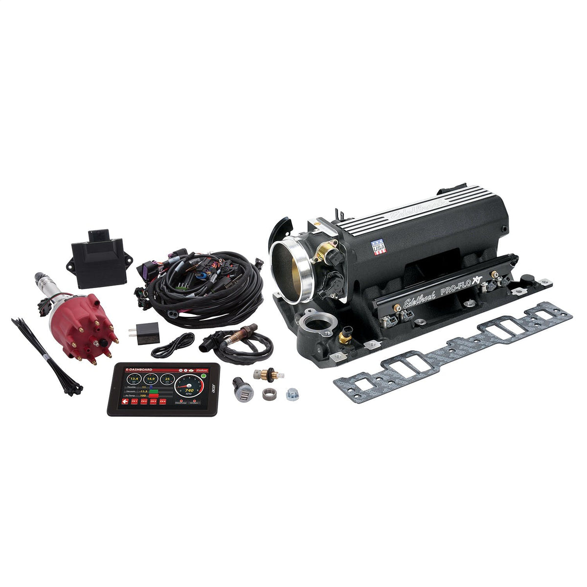 Edelbrock 35823 PRO FLO 4 FUEL INJECTION KIT XT SBC VORTEC/E-TEC 550 MAX HP