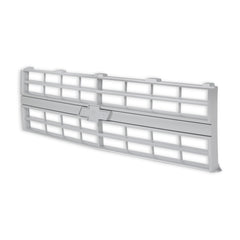 BROTHERS C/K Grille - w/ Bowtie - w/o Molding - Single Headlight - Silver pn 04-178