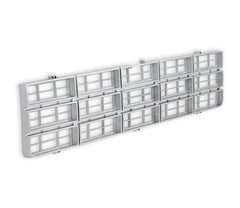 BROTHERS C/K Chevy Grille - w/o Bowtie - Silver pn 04-310