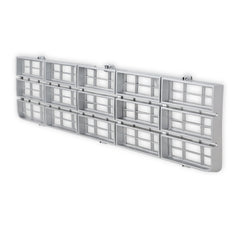 BROTHERS C/K Chevy Grille - w/o Bowtie - Silver pn 04-310