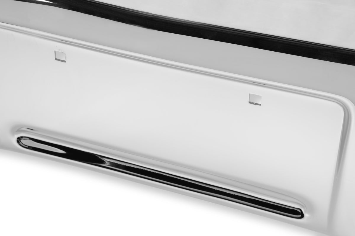 BROTHERS Premium C/K Front Bumper - w/o Impact Strip Holes - Chrome pn 04-352