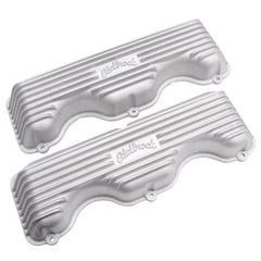 Edelbrock 41409 V/C CLASSIC FINNED ALUM CHEVY 348/409 SATIN