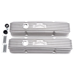 Edelbrock 41439 V/C CLASSIC ALUM SBC BREATHER HOLE SATIN