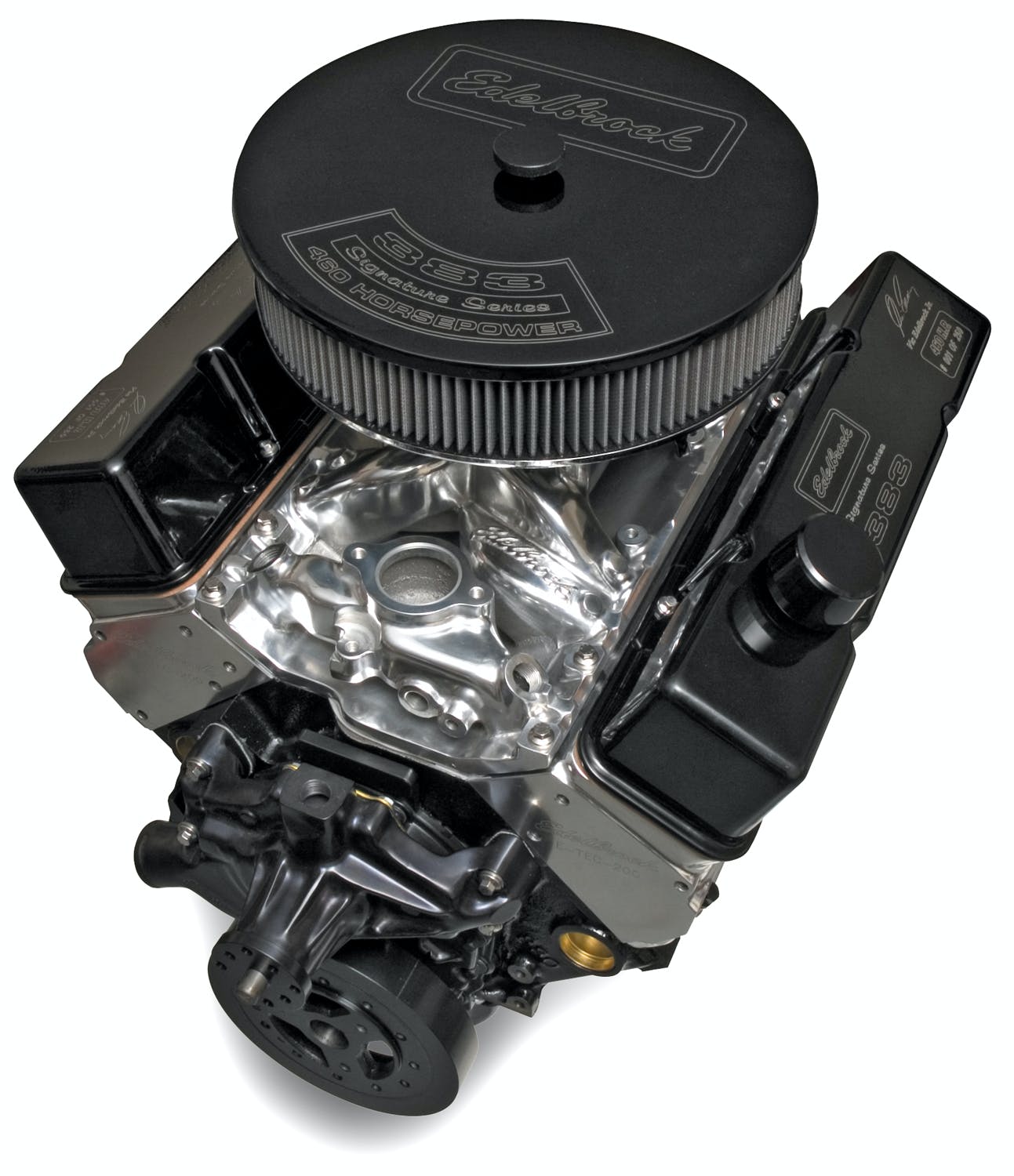 Edelbrock 46213 383 CRATE ENGINE SIGNATURE SERIES EDEL/GM 9.5:1 PERF RPM