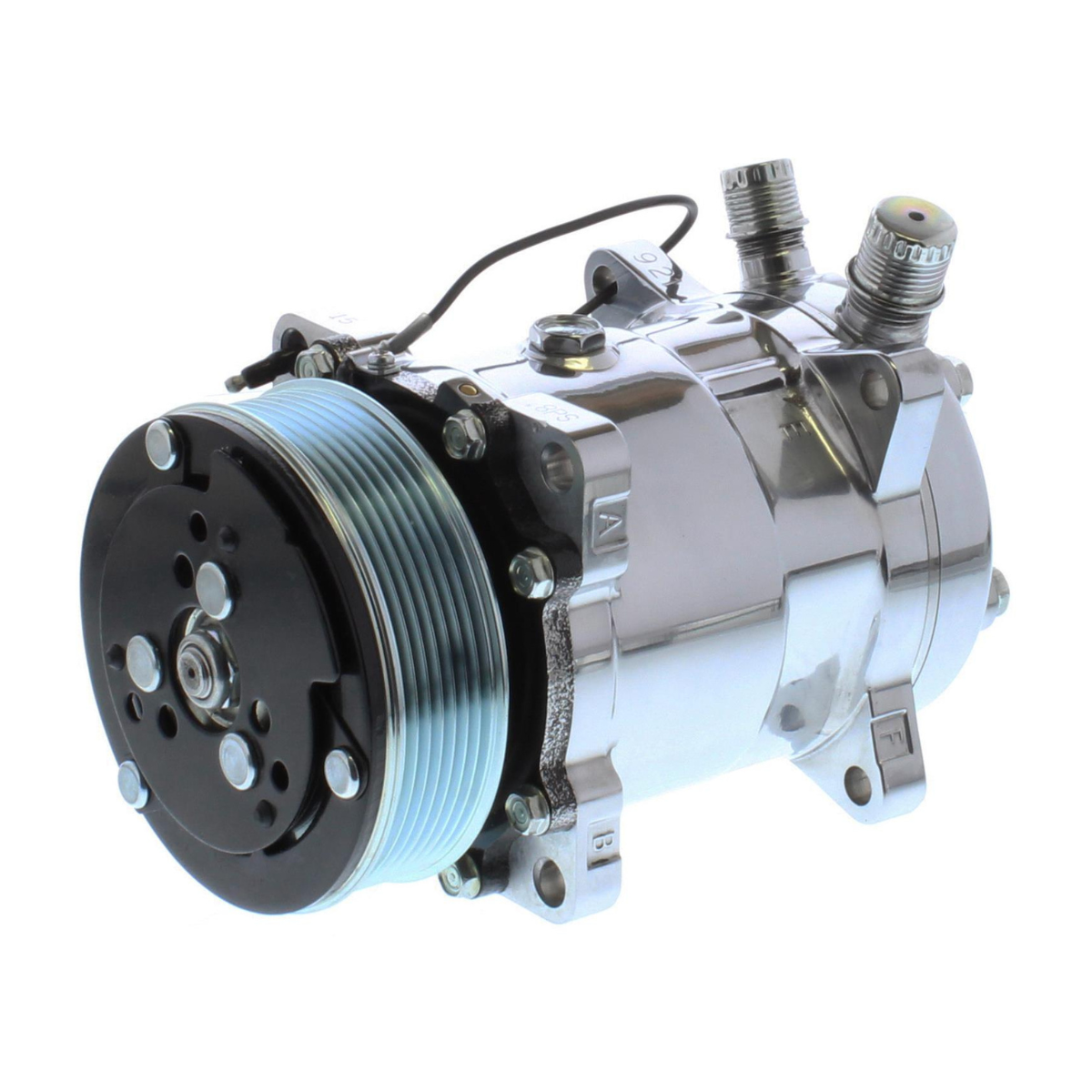 VINTAGE AIR Sanden 508 Polished Compressor 04808-VMQ
