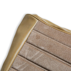 BROTHERS C/K Seat Upholstery Kit - Full Pleat Cloth/Vinyl - Tan pn 05-298