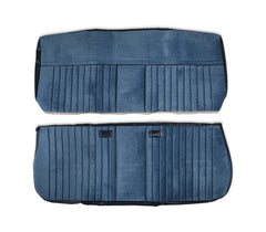 BROTHERS C/K Seat Upholstery Kit - Deluxe Pleat Cloth/Vinyl - Navy pn 05-322