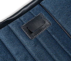 BROTHERS C/K Seat Upholstery Kit - Deluxe Pleat Cloth/Vinyl - Navy pn 05-322
