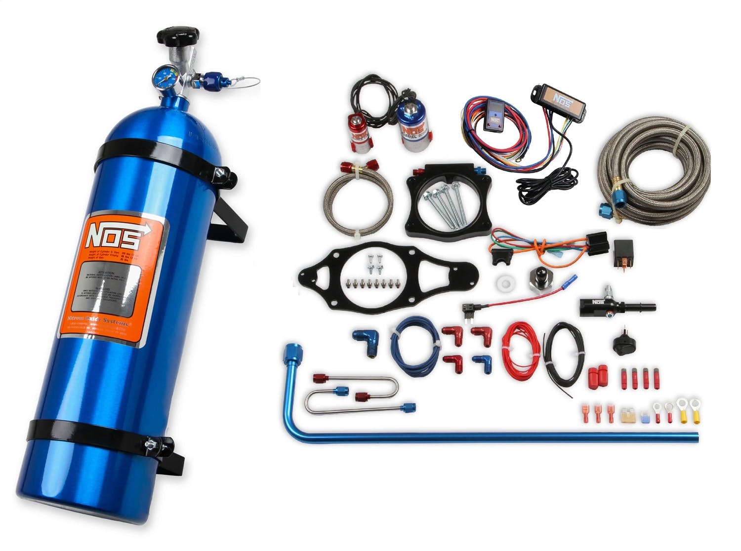 NOS 05166NOS 6TH GEN CAMARO N2O KIT,15LB,BLUE/RED