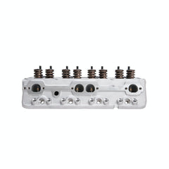 Edelbrock 60895 CYL HEAD SBC PERF PRM 64cc STRAIGHT SPARK PLUG FOR HYD ROLLER CAM COMPLETE