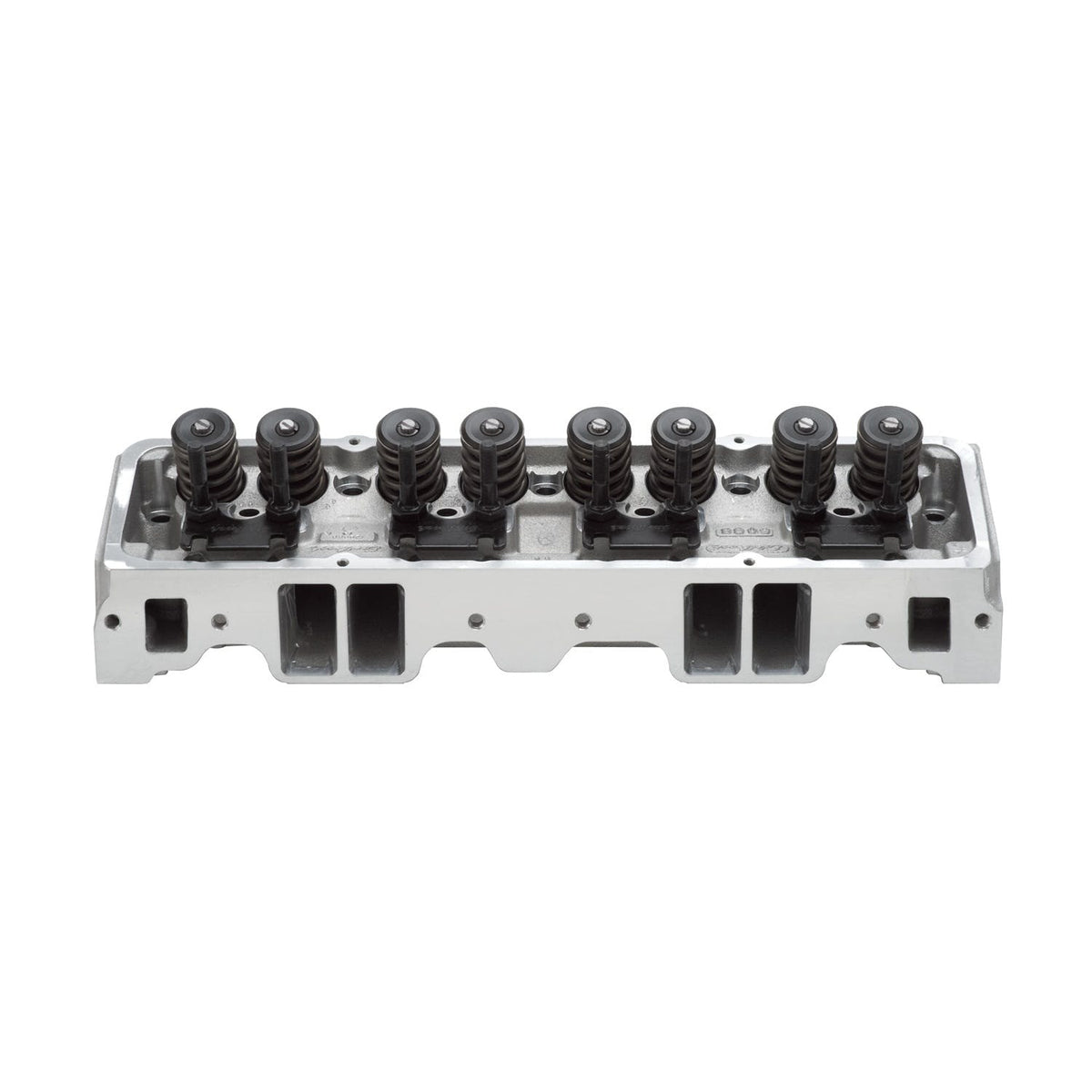 Edelbrock 60999 CYL HEAD SBC PERF RPM 64cc ANGLED SPARK PLUGS FOR FLAT TAPPET CAM COMPLETE