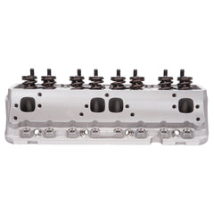 Edelbrock 61259 CYL HEAD SBC 23 DEG VICTOR JR 220cc COMPLETE FOR SOLID ROLLER CAM