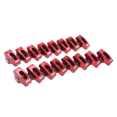 Edelbrock 77760 Red Roller Rockers for Small-Block Chevy 3/8 stud 1.5:1 Wide body (Qty 16)