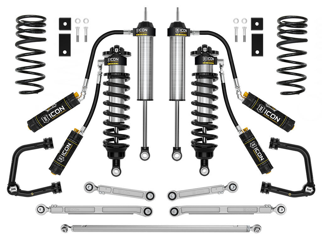 ICON Vehicle Dynamics K53252T 3-4.25 inch Stage 2 3.0 Suspension System Tubular