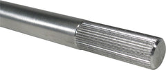 Borgeson Steering Shaft 3/4-36 Splined Aluminum 16in. Long 2in. Spline Length 439216