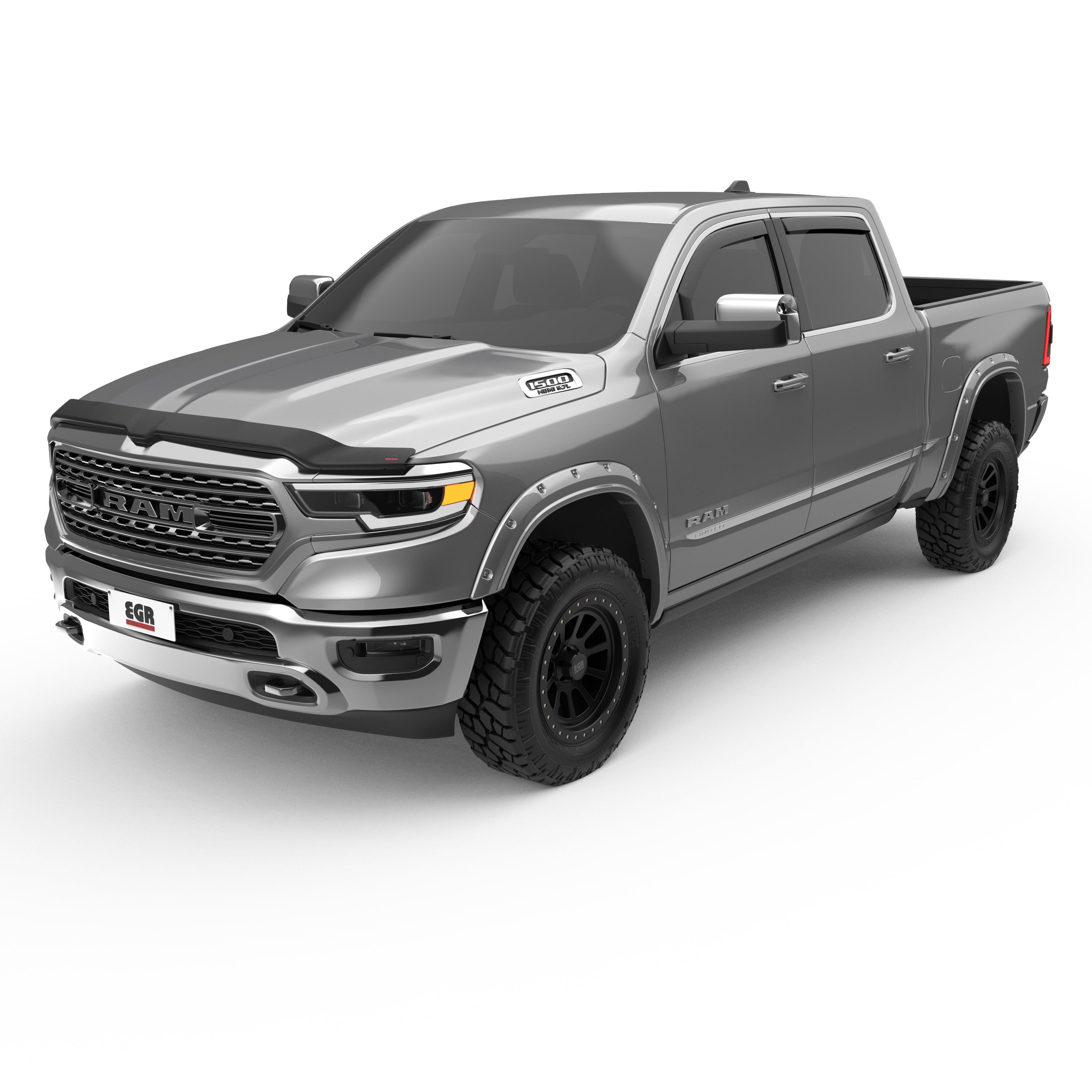 EGR Superguard hood guard matte black 19+ Ram 1500