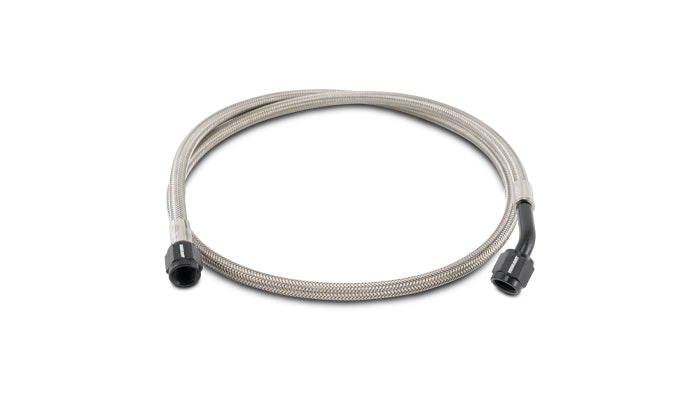 Vibrant Performance - 10278- Pre-Assembled Hose Assemblies, AN Hose Size: -4, Hose Length: 36 in, Hose End Style: Straight / 45 Degrees